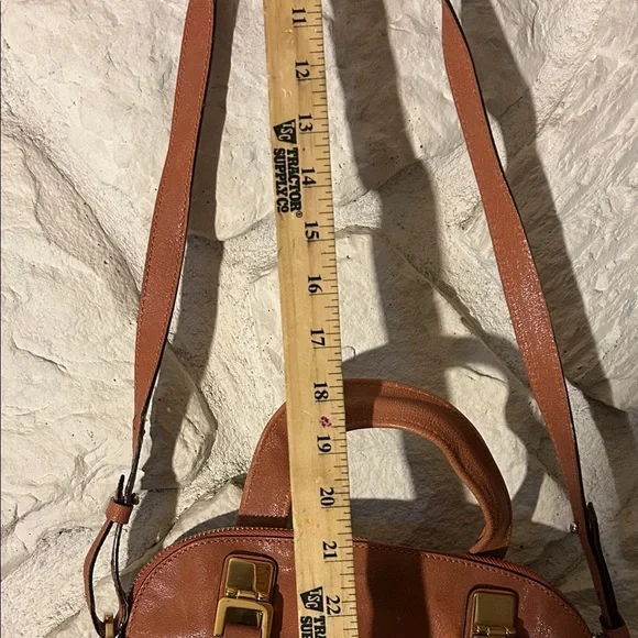 CHLOE Authentic Elegant Tan Leather Handbag